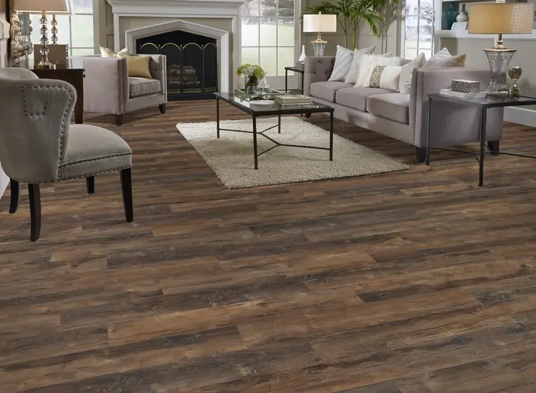 Mannington Adura Max Napa Luxury Vinyl Plank Barrel Room Scene