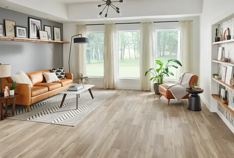 Mannington Adura Max Kona Luxury Vinyl Plank Beach Room Scene