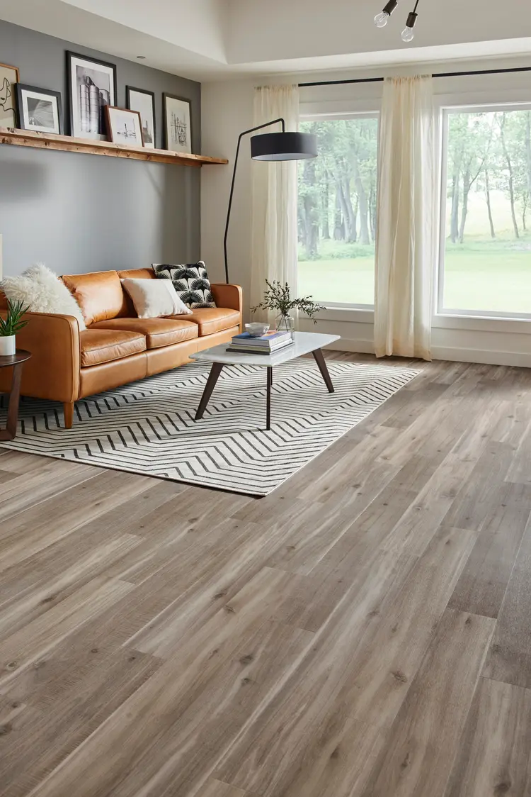 Mannington Adura Max Kona Luxury Vinyl Plank Coconut Room Scene