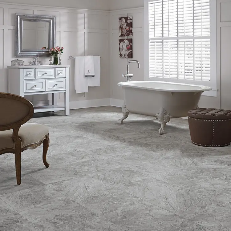 Mannington Adura Flex Century Luxury Vinyl Mineral Room Scene